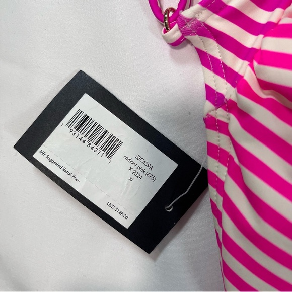 Kate Spade Pink and White bikini - Picture 6 of 6